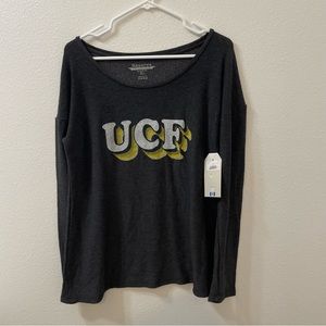 Blue 84 wide neck sweatshirt black XL NWT